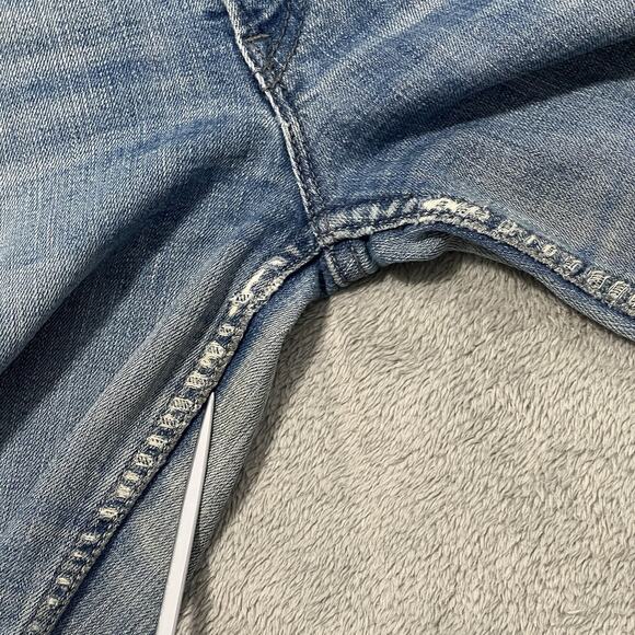 Levis 524 Jeans Womens 9M Blue Too Superlow Stretch Denim Pants - Picture 3 of 16